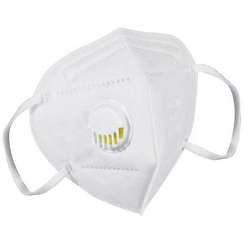 5-Ply Fold Flat Valved Particulate Face Cover Face Mask